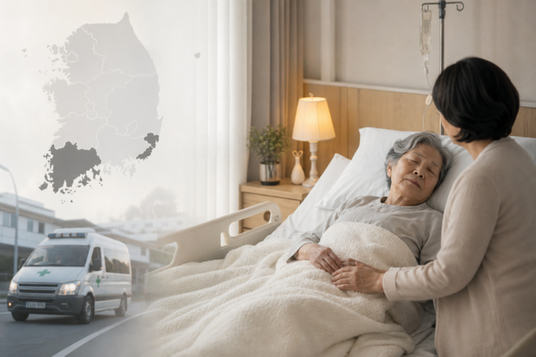 [호스피스, 임종, 의료격차] 기사 대표 이미지 - “죽을 권리”의 격차…전남·경북 가정형 호스피스 ‘0곳’에 ‘원정 임종’ 늘었다