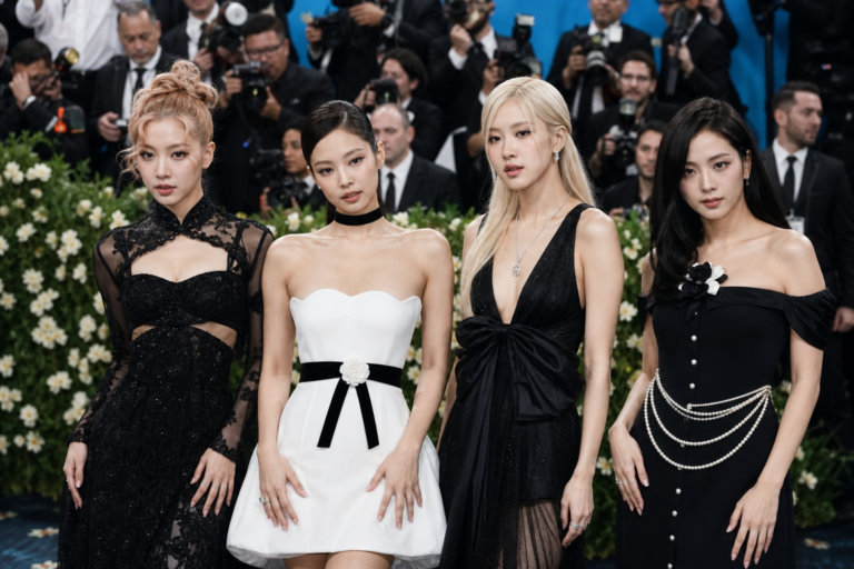 멧갈라 레드카펫 기사 대표 이미지 - 블랙핑크, 멧갈라 ‘첫 전원 참석’…패션 이즈 아트 무대에 글로벌 존재감