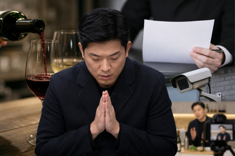 와인, 사과문, 유튜브 기사 대표 이미지 - “와인 바꿔치기” 논란에 사과한 안성재, 포지션 배제·CCTV 요구로 확산…사과 후 영상 업로드도 도마