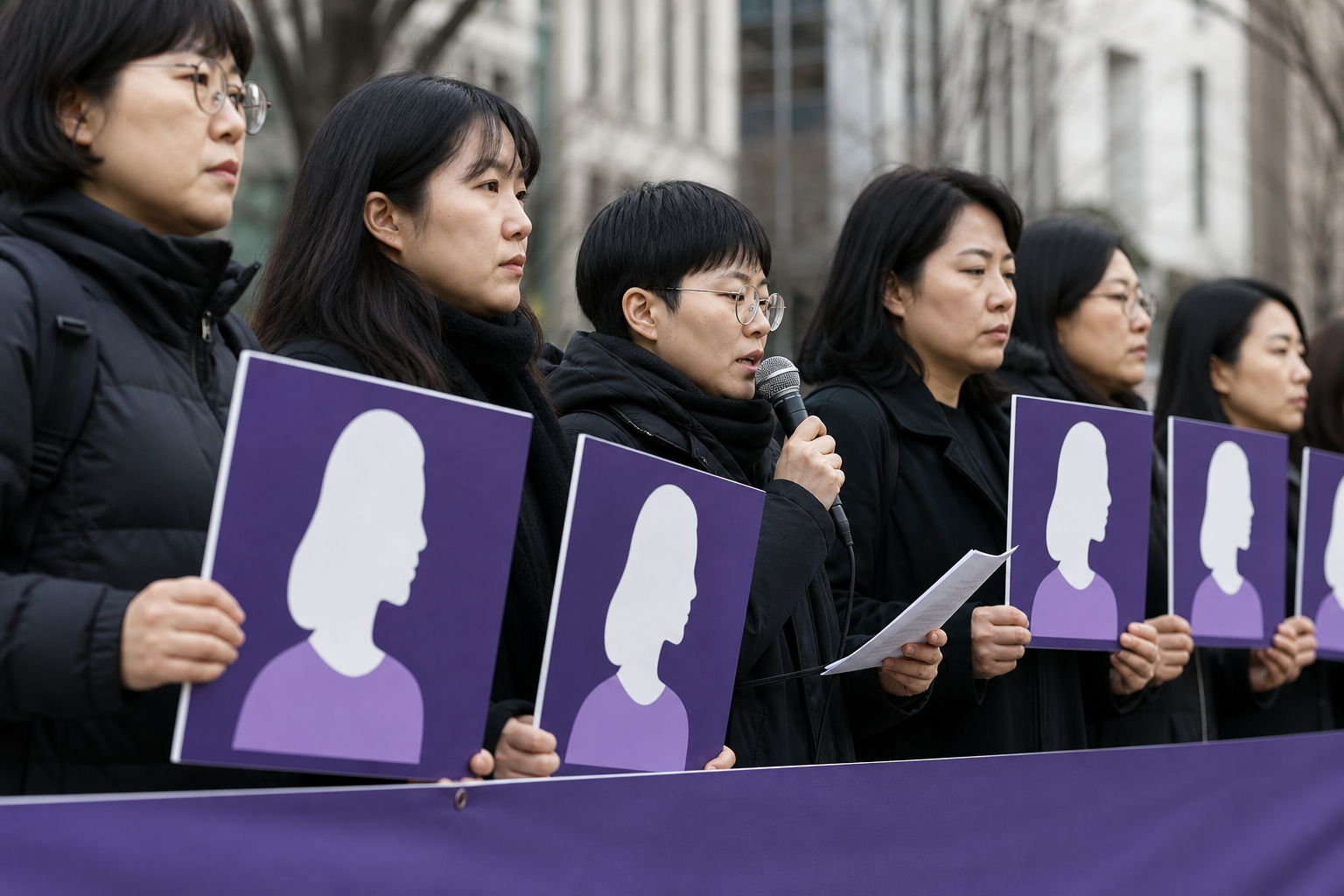 여성안전 스토킹 기사 핵심 맥락을 보여주는 이미지 - 신호등연대는 강남역 여성 살해 사건 10주기를 앞둔 시점에서 기자회견을 열고, 피살 사건의 성격을 둘러싼 문제의식을 강조했다. 단체는 가해자가...