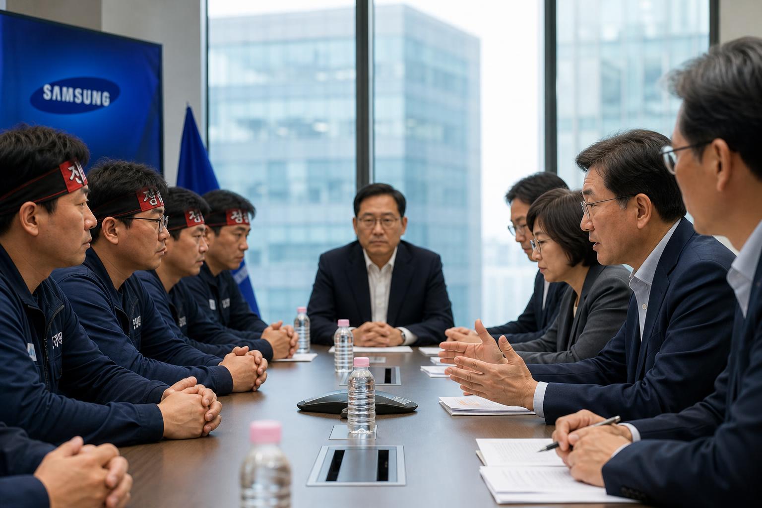 삼성전자 파업 기사 핵심 맥락을 보여주는 이미지 - 국내 주요 매체들은 정부가 삼성전자 노사에 대해 긴급조정권 을 거론했다고 전했다. ‘긴급조정권’은 노동쟁의가 장기화되거나 공익에 중대한 영향을...