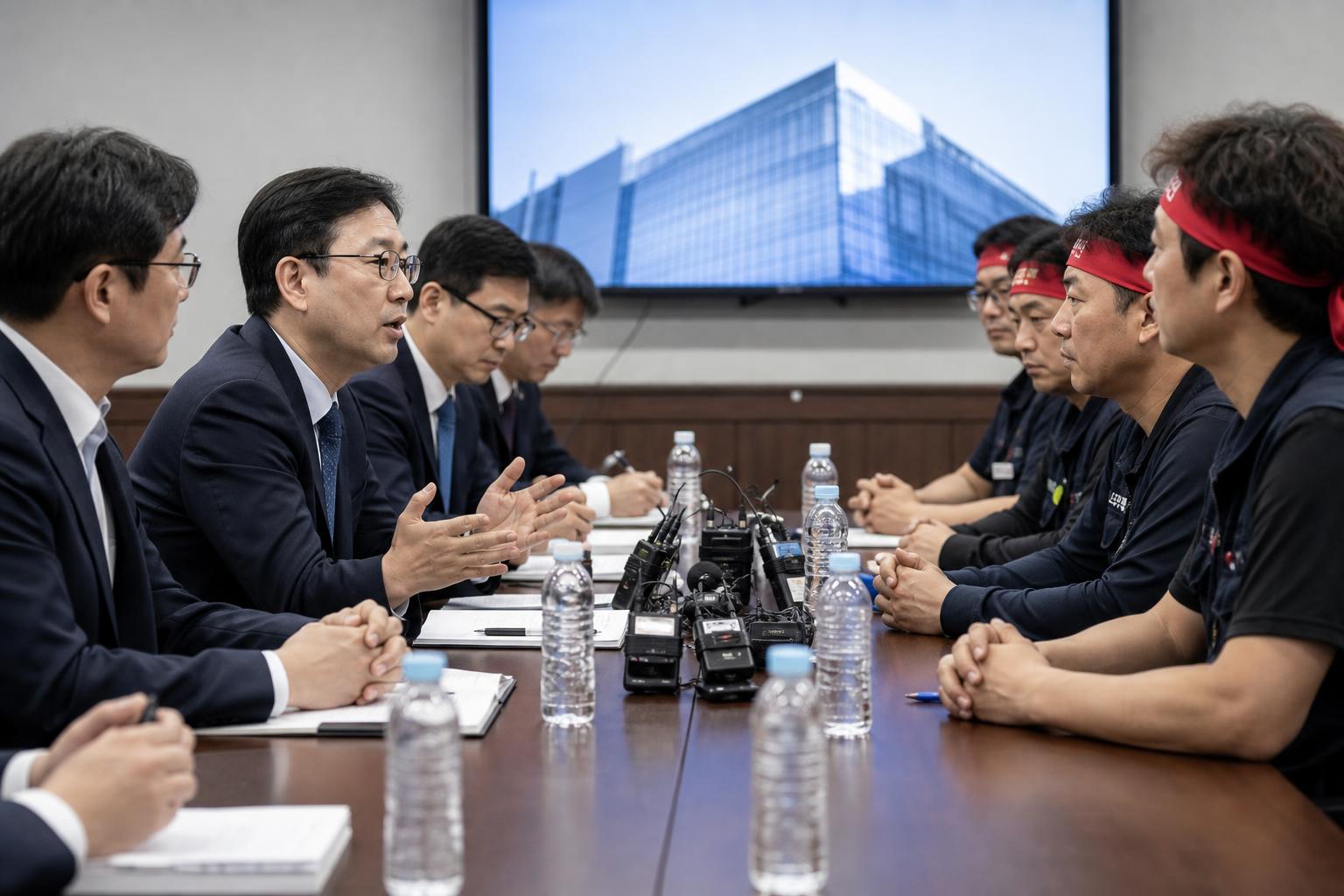 삼성전자 파업 기사 영향과 배경을 설명하는 이미지 - 이번 발언을 둘러싸고는 상반된 해석이 동시에 나온다. 한편에서는 정부가 ‘조정 제도’를 통해 파국을 막고, 노사 간 합의 가능성을 높이려는 중재...