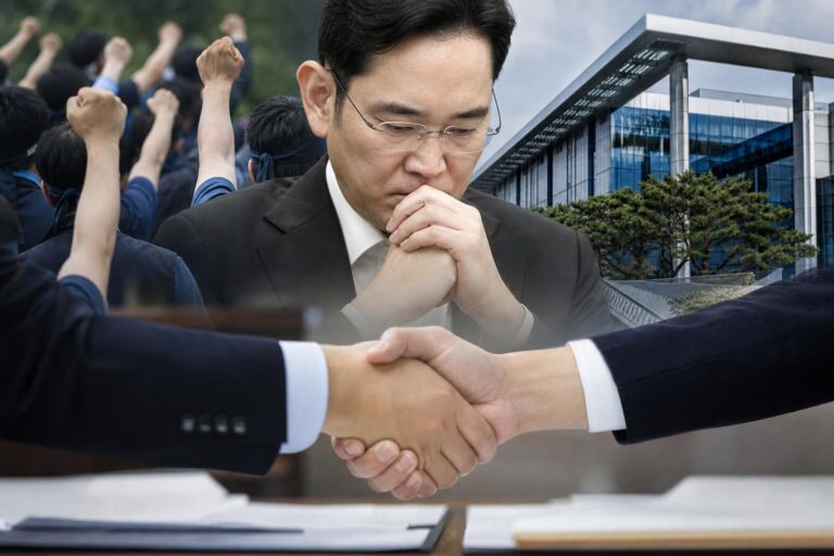 삼성전자 노조 기사 대표 이미지 - 정부 ‘긴급조정’ 카드까지…삼성전자 노조 총파업 직전, 교섭이 마지막 고비로