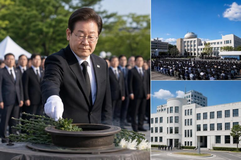 [5·18 기념식, 광주, 옛 전남도청] 기사 대표 이미지 - 이재명 대통령, 취임 후 첫 광주 5·18 기념식 참석…옛 전남도청 정식 개관
