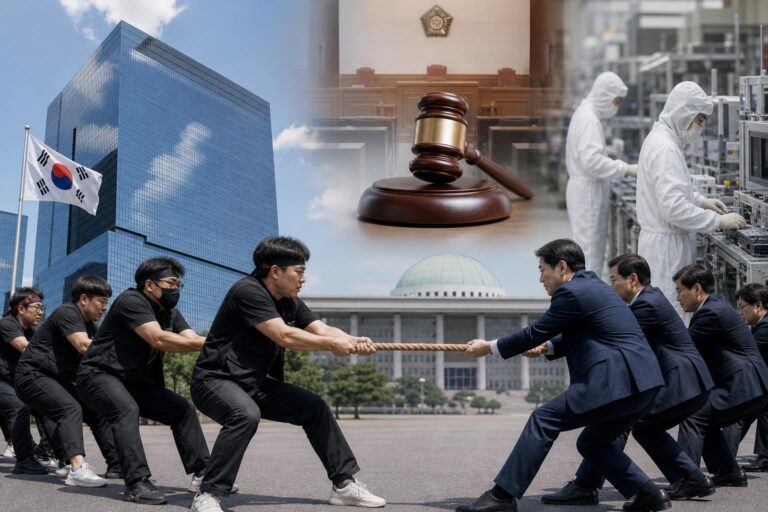 삼성전자 파업 기사 대표 이미지 - 삼성전자 파업 ‘제동’ 놓고 법원·정부·노조의 줄다리기…노사 갈등이 생산·고용 변수로 부상
