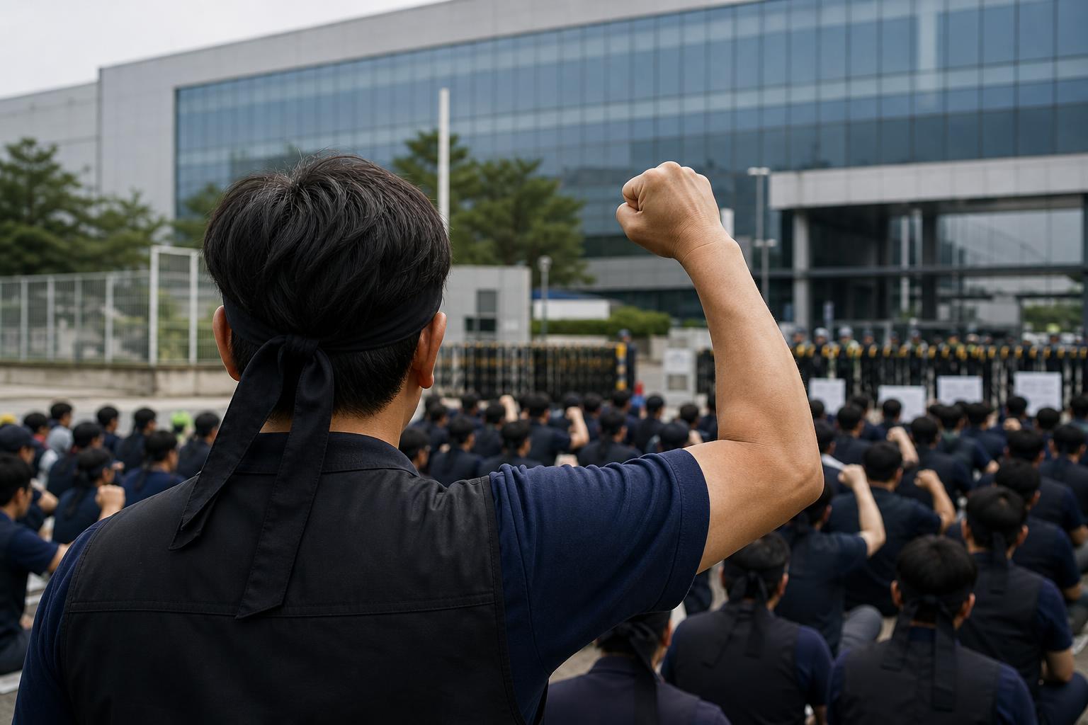삼성전자 파업 기사 핵심 맥락을 보여주는 이미지 - 파업 강행 여부를 둘러싼 협상이 장기화될수록 기업과 근로자 모두가 손실을 감수해야 한다. 특히 삼성전자는 반도체·가전 등 핵심 사업에서 수요-공...