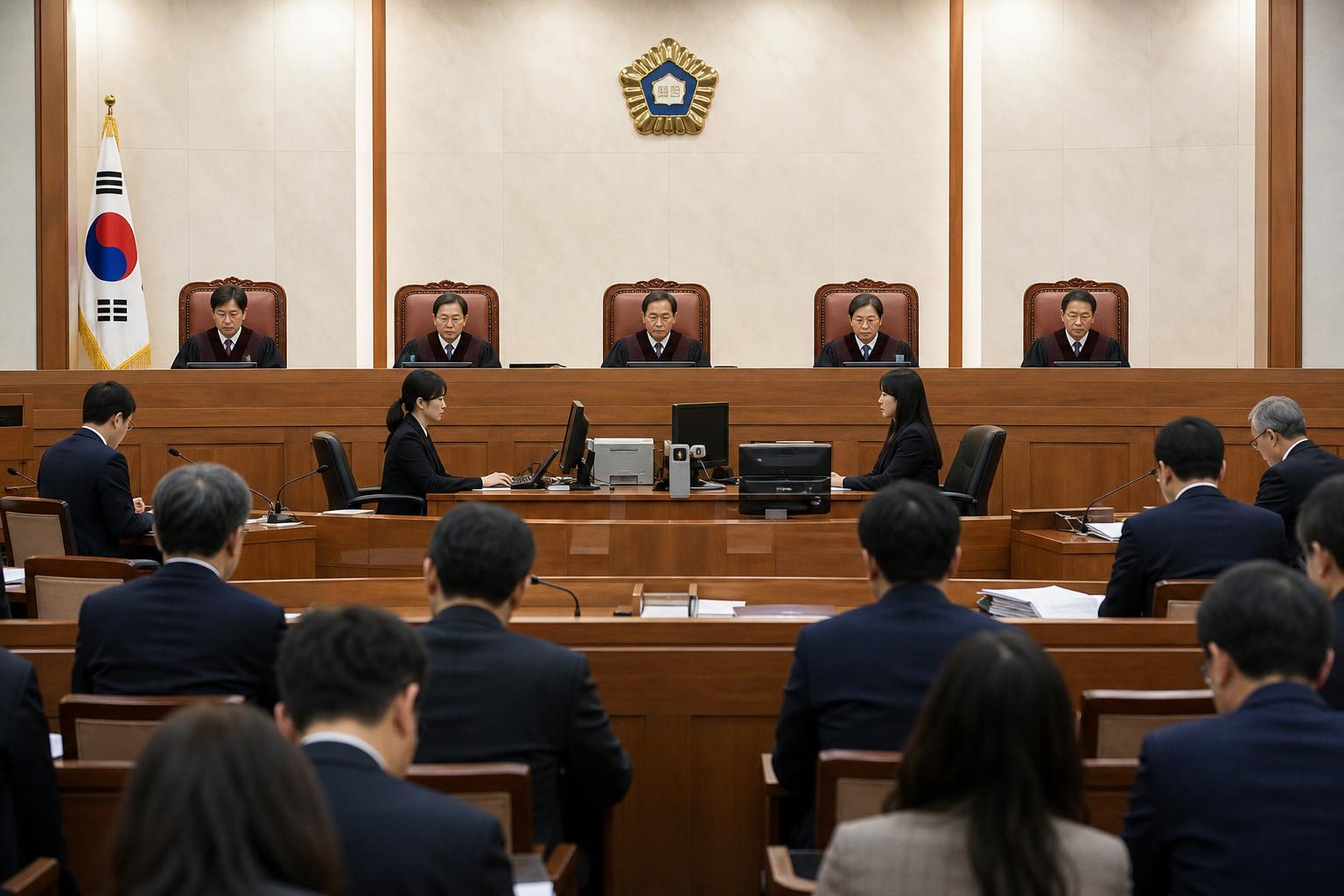법정 재판, 상고심, 내란 기사 영향과 배경을 설명하는 이미지 - 18일 상고장 제출에 따라 사건의 핵심 쟁점은 대법원에서 다시 정리될 가능성이 크다. 특검팀은 2심이 이 전 장관의 직권남용 권리행사방해 혐의와...