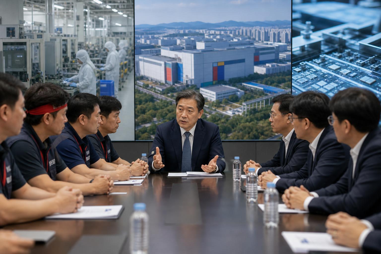 삼성전자 파업, 긴급조정권, 노사갈등 기사 핵심 맥락을 보여주는 이미지 - 이번 국면의 핵심은 ‘2차 사후조정’ 조치가 단순한 중재를 넘어, 사실상 갈등을 마무리 짓기 위한 압박 장치로 기능하고 있다는 점이다. 관련 보...