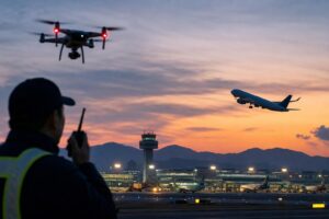 [공항, 드론, 항공기] 기사 대표 이미지 - 김해공항 드론 ‘오인’ 신고로 45분 항공기 이착륙 차질…경찰 “불빛 착각 가능성”