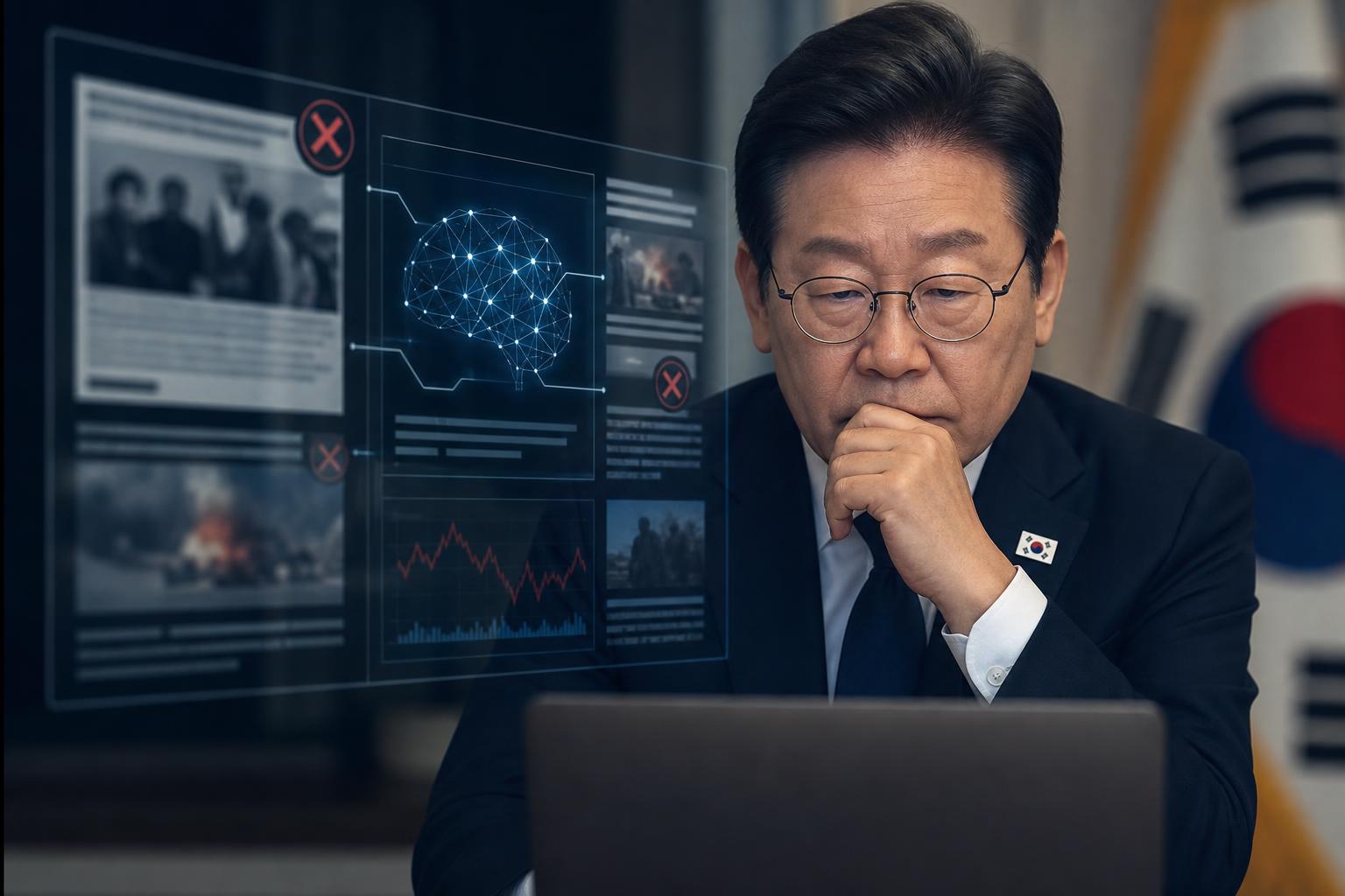 AI 허위정보 기사 핵심 맥락을 보여주는 이미지 - 이번 흐름의 핵심은 “정보 왜곡”을 특정 사건이나 특정 플랫폼의 문제로 축소하지 않고, 생성형 AI가 결합된 허위정보의 확산 속도와 파급력을 제...