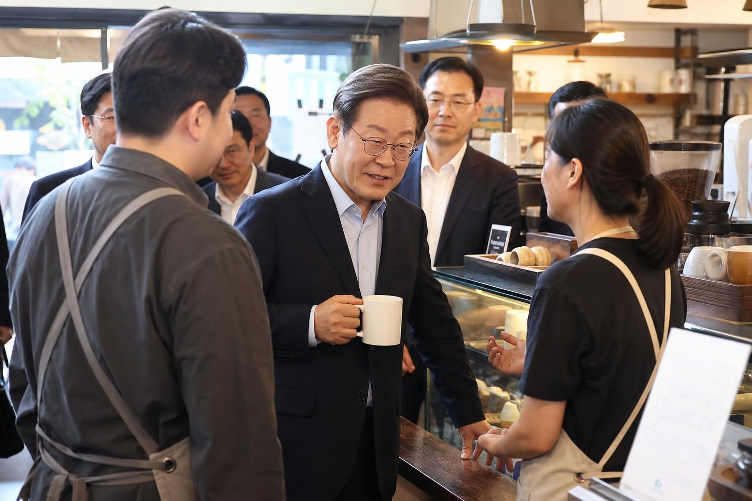 대통령 카페 기사 핵심 맥락을 보여주는 이미지 - SBS 뉴스에 따르면 이 대통령은 익선동 야장(포장마차·야외형 상점 밀집 구역) 일대를 깜짝 방문해 카페에서 대화를 나눴다. 이 과정에서 나온...