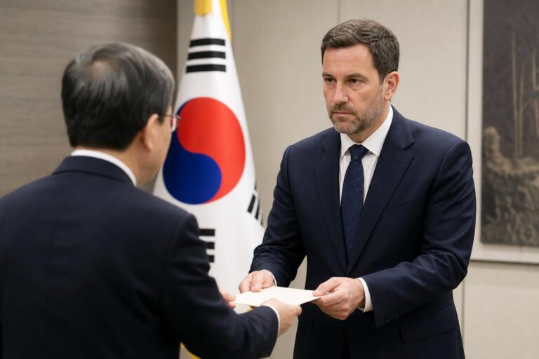 이스라엘 대사관, 항의 방문, 외교 기사 대표 이미지 - 정부, 이스라엘대사대리 불러 “한국 활동가 구타” 진상규명 촉구…외교 현안으로 확전