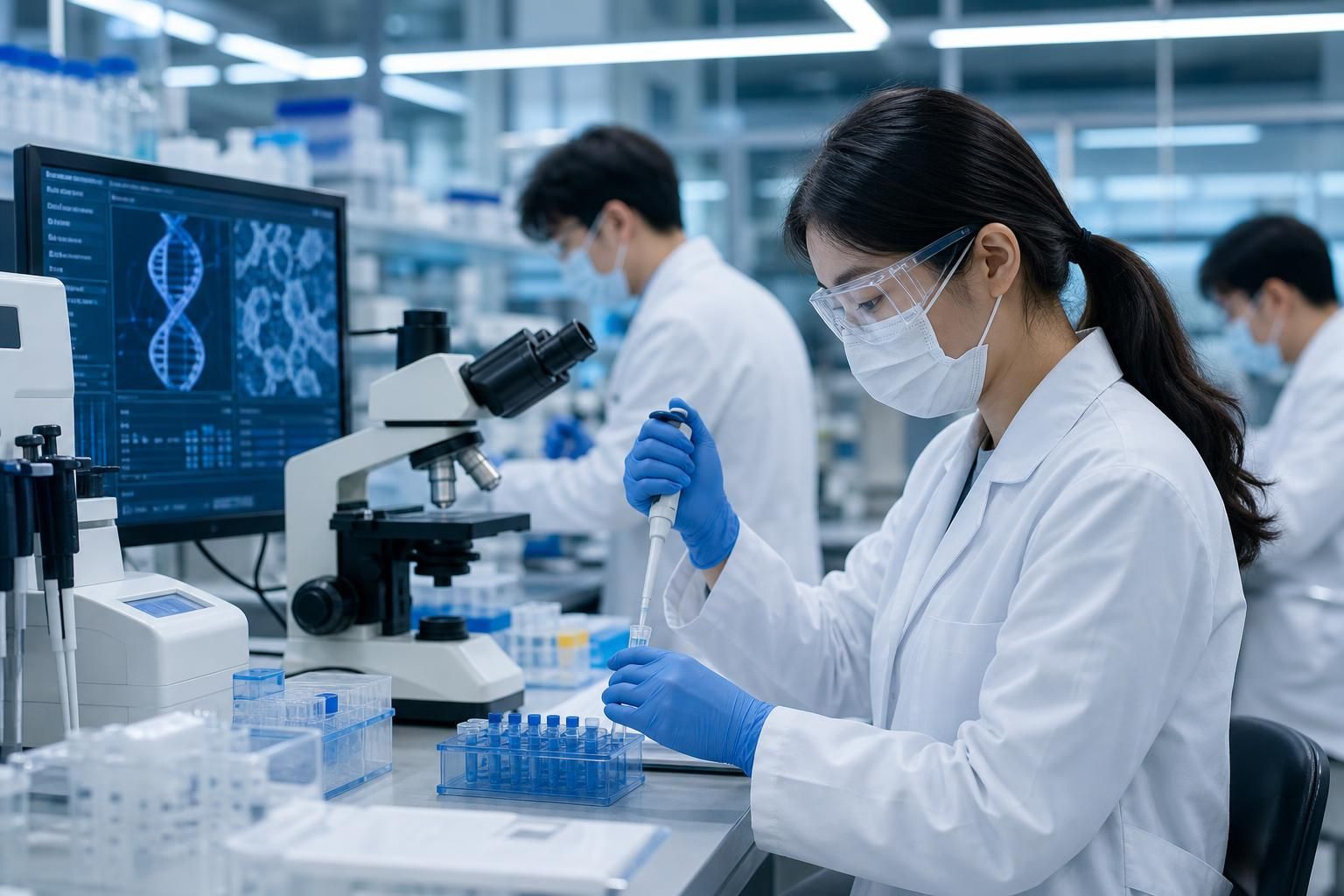 K-바이오 R&D, 바이오 연구, 연구개발 기사 영향과 배경을 설명하는 이미지 - K-바이오는 최근 몇 년간 임상 성과와 투자 유치의 측면에서 성장 가능성을 보여 왔지만, 동시에 글로벌 경쟁 속에서 개발 속도와 비용 효율이...