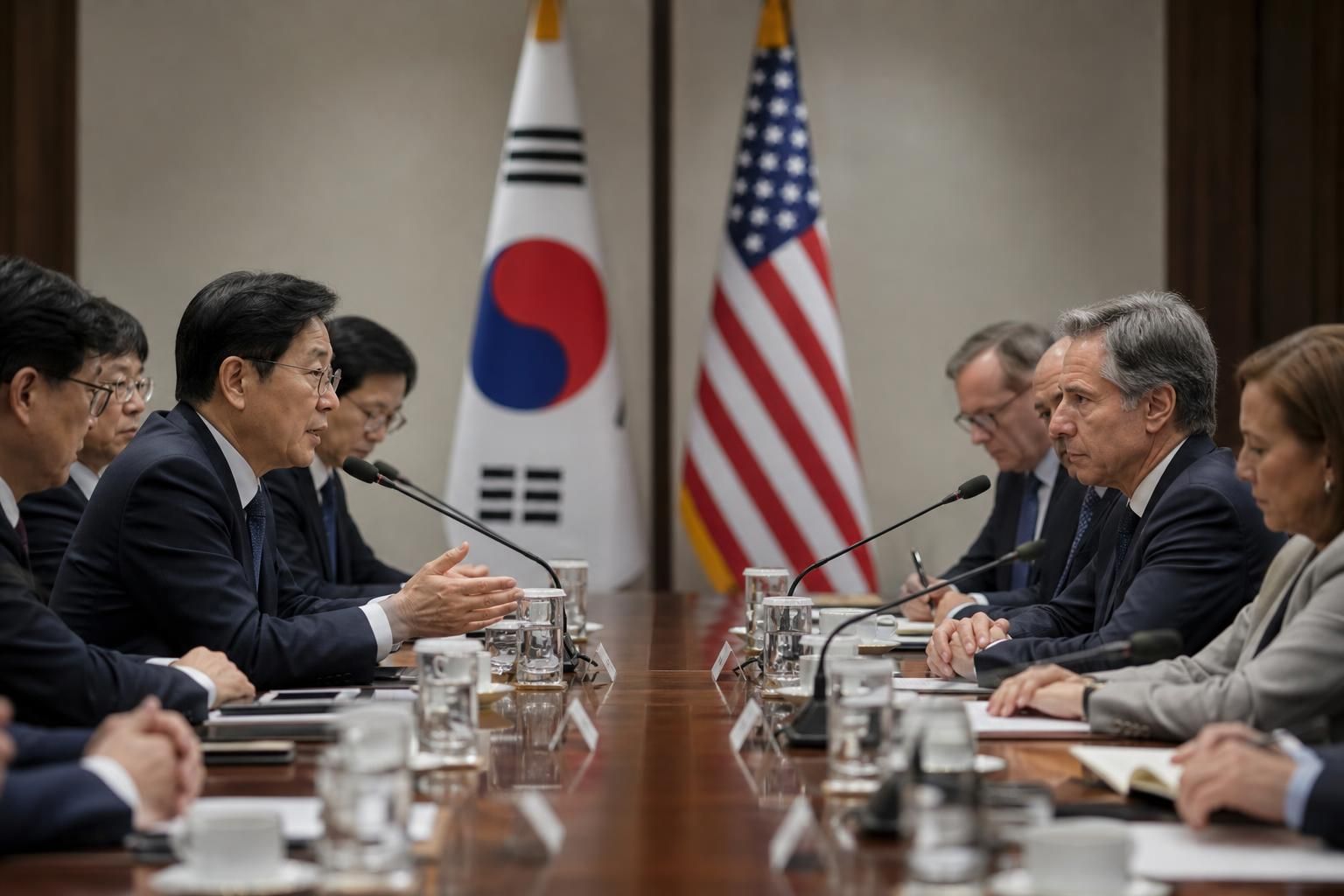 외교 갈등, 언론 논쟁, 한미관계 기사 영향과 배경을 설명하는 이미지 - 이번 공방은 동일한 사실을 두고도 무엇을 중심 프레임으로 삼는지에 따라 결론이 달라질 수 있다는 점을 보여준다. WSJ 칼럼이 특정 정치적 방향...