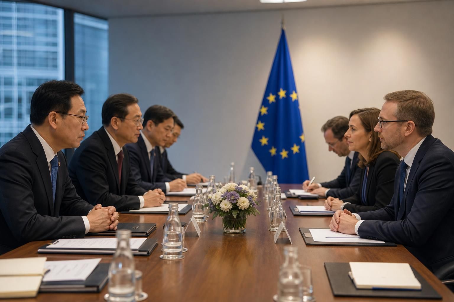[EU steel tariff, Brussels, trade negotiation] 기사 영향과 배경을 설명하는 이미지 - 철강 업계가 가장 민감하게 보는 대목은 관세의 유무 자체뿐 아니라 적용 시점과 범위, 그리고 예외 조...