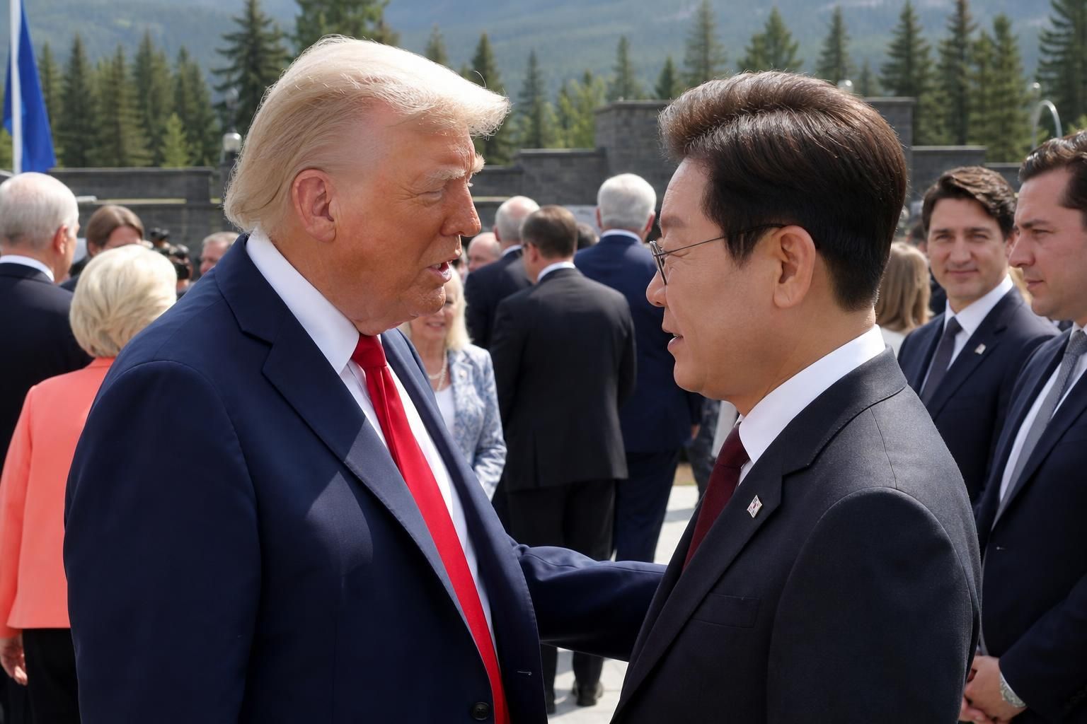 G7 정상회담 기사 핵심 맥락을 보여주는 이미지 - 이번 장면은 정상급 외교에서 상징성과 타이밍이 결합될 때 파급력이 커진다는 점을 보여준다. 짧은 환담이라도 회동 성사 여부가 불확실한 상황에서는...