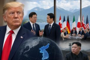 트럼프 G7, 한미 정상외교, 북한 평화 기사 대표 이미지 - G7에서 ‘북한 평화적 해결’ 논의…트럼프와의 틈새 소통, 기대와 쟁점